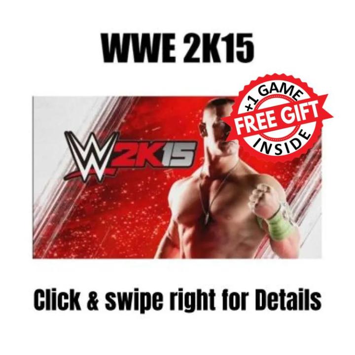 WWE 2K15 - Game For PC with free Gift (Google Drive/ Mediafire)