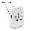 DuBaiNi For All in One Universal International Plug Adapter 2 USB Port World Travel AC Power Charger Adapter AU US UK EU Converter. 