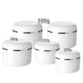 200g 250g 300g 500g Plastic Containers with Lid Portable Refillable Makeup Face Cream Jar Case for Body Scrub Lotion Storage Pot. 