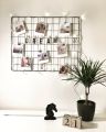 Grid Panel, Photo Wall Display, Metal Mesh Wall Decor, Multi functional Hanging Picture Wall, DIY, Art Display,. 