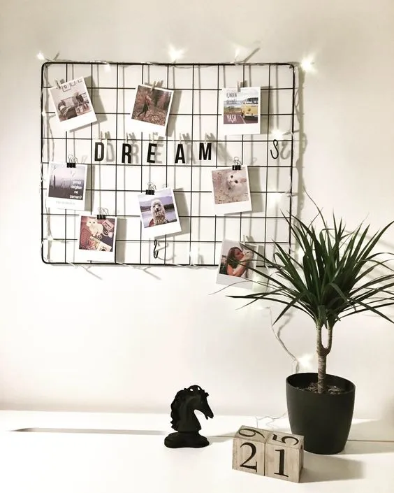 Grid%20Panel,%20Photo%20Wall%20Display,%20Metal%20Mesh%20Wall%20Decor,%20Multi%20functional%20Hanging%20Picture%20Wall,%20DIY,%20Art%20Display,%20-%20Image%205