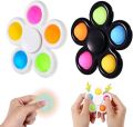 Popit Spinner (Hard plastic material) Rainbow 🌈 colour. 