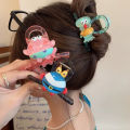 SpongeBob Anime Claw Clip Hair Women Girls Hairpins Crab Ponytail Patrick Star Barrette Fashion Headwear Accessories. 