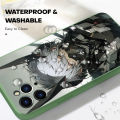Hontinga for Infinix Note 10 Pro Note 10 Pro NFC Back Cover Cool Mech Warrior Man Design Phone Case Square Soft Liquid Silicone Mobile Cover. 