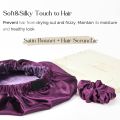 Satin Silk Hair Bonnet Cap for Sleeping Hair Bonnets for Women Curly Natural Hair Luxury Bonnet Silk Cap for Women Adjustable Plastic Silk Bonnet Cap For Girls Silk hair protection bonnet, Satin hair protection bonnet. 