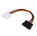 4 pin ide molex male to 15 pin serial ata sata hard drive adapter power cable. 