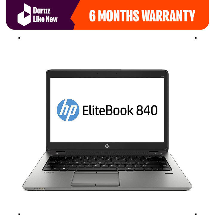HP EliteBook 840 G2 - Intel Core i5-5300U 5th Gen 8GB RAM 500GB HDD Windows 10 Pro (FREE LAPTOP BAG) - Daraz like new laptops