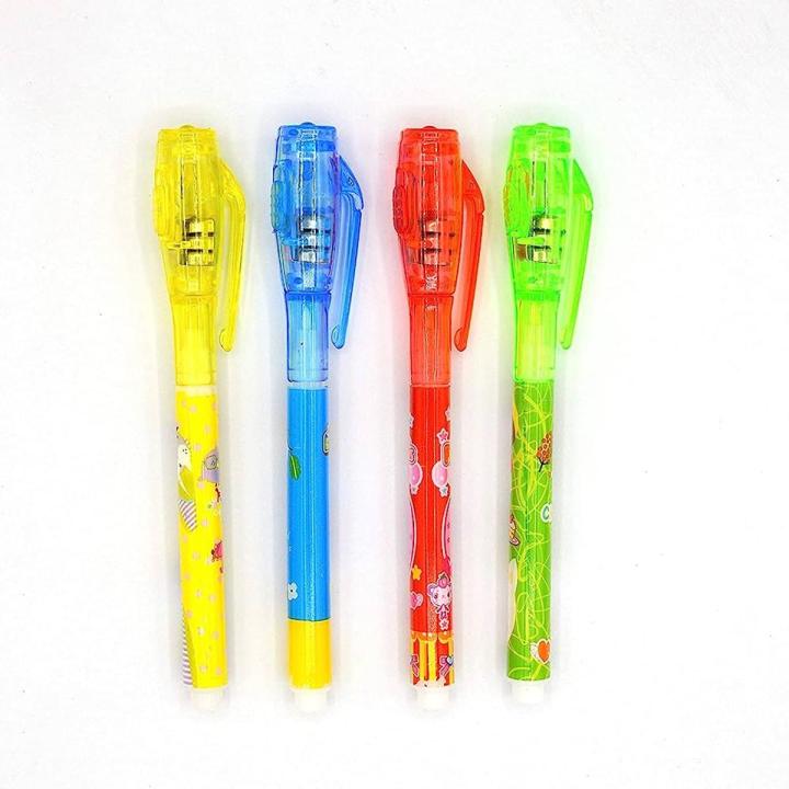 INVISIBLE INk WRITING PEN-Magic Pen-Cheating Pen-Pack Of 2