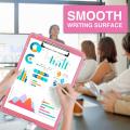 Cute Clipboard Case Letter Size A4 For Women Plastic Storage Clipboard With Low Profile Clip Clipboard With Storage Storage. 