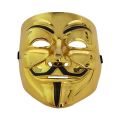 V For Vendetta Anonymous Mask- Golden Edition. 