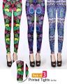 Pack Of 3 - Multi Printed Tight For Women. 