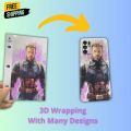 3D Back Skin Wrap Sheet with Edges for iPhone And all android Mobile models_Pubg Designing SkinsAnd many more _ Tell your mobile model and get Latest designs. 