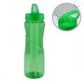 Green Plastic Water Bottle. 