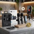 K35 Single Collar Wireless Lavalier Microphone | Clip-On 3.5mm Lapel Mic for Smartphone, Camera, Vlogging & Recording. 