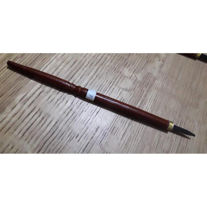 Arabic Urdu Calligraphy Pen Qalam Kalam Bamboo Jawi Jawa with Malaysian handle Red/Gold 1mm to 5mm nib size