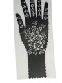 Mehndi Stickers, mehandi stencils for most beautiful girls hands pair. 