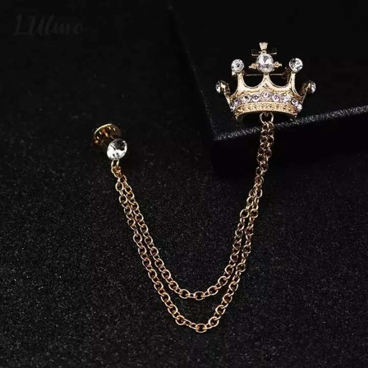 Crown%20Brooch%20For%20Men%20For%20Shirt%20Jacket%20Coat%20Wedding%20Party%20Jewellery%20Gift%20-%20Image%202