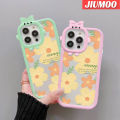 JIUMOO For Samsung galaxy A11 M11 A10s M01s Case Fashion Sunny Flower Little Monster Camera Lens Soft Clear Phone Cases Creative Shockproof Transparent Shell Silicone Protective Cover. 
