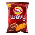 Lay's Wavy BBQ Potato Chips 23g pack of 12. 