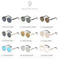 MOLNIYA Vintage Men Sunglasses Women Retro Punk Round Metal Frame Colorful Lens Sun Glasses Fashion Eyewear Gafas sol mujer. 