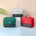 Empty Medicine Storage Box Organizer First Aid Kit Medicine Box Portable Waterproof Outdoor Travel Medical Multi-Pocket Medicine Pouch Medical Supplies Organizer Bag First Aid Bag Travel Medicine Bag Cosmetic Organizer Portable Kit. 