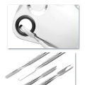 Makeup Mixing Palette Stainless Steel Cosmetic Palette Professional Nail-Art Palette with Spatula Tool. 
