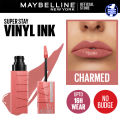 Maybelline New York Superstay Vinyl Ink Longwear Liquid Lipstick, 100 , Charmed. 
