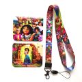 Disney Encanto Boys Girls Name Card Student Campus Card Hanging Neck Bag Card Holder Lanyard ID Card Case Drop Shipping. 