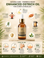 Enhanced Ostrich Oil Premium Natural Body Massage Oil Moisturizing Care Oil for Men & Women – Buy 2 Get 1 (50ml) Free. 