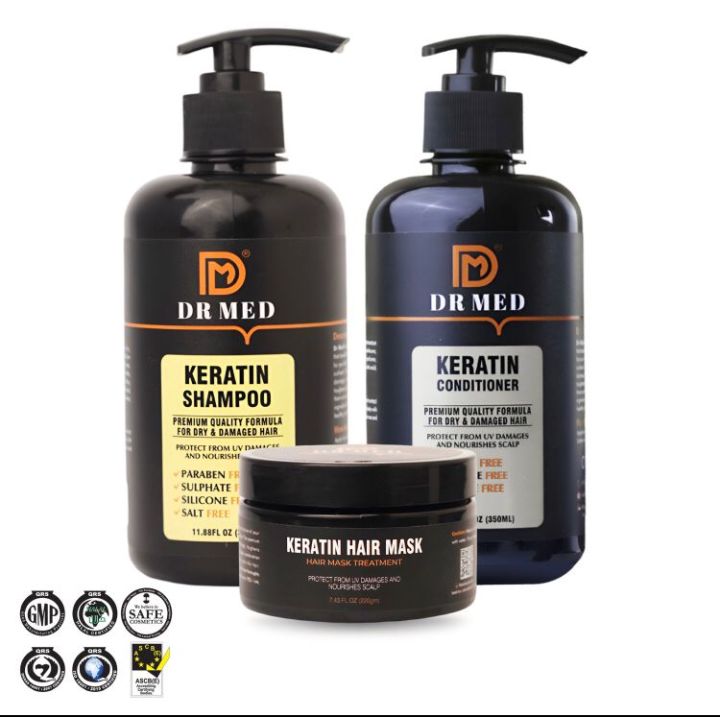 "DR%20MED%20Keratin%20Haircare%20Trio:%20Shampoo,%20Conditioner,%20and%20Hair%20Mask%20for%20Revitalized%20Locks"%20-%20Image%203