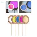 5x Kids Paddles Educational Kindergarten Color Learning Teaching Tools for Birthday. 