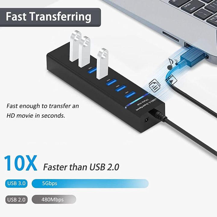USB%207%20Port%203.0%20Original%20Hub%20/%20Portable%20/%20Warranted%20/%20Super%20Fast%205%20Gbps%20/%20High%20Quality%20Speed%20/%20Stylish%20/%20Slim%20/%20Sleek%20/%20Mobile%20OTG%20/%20Laptop%20/%20PC%20-%20Image%203