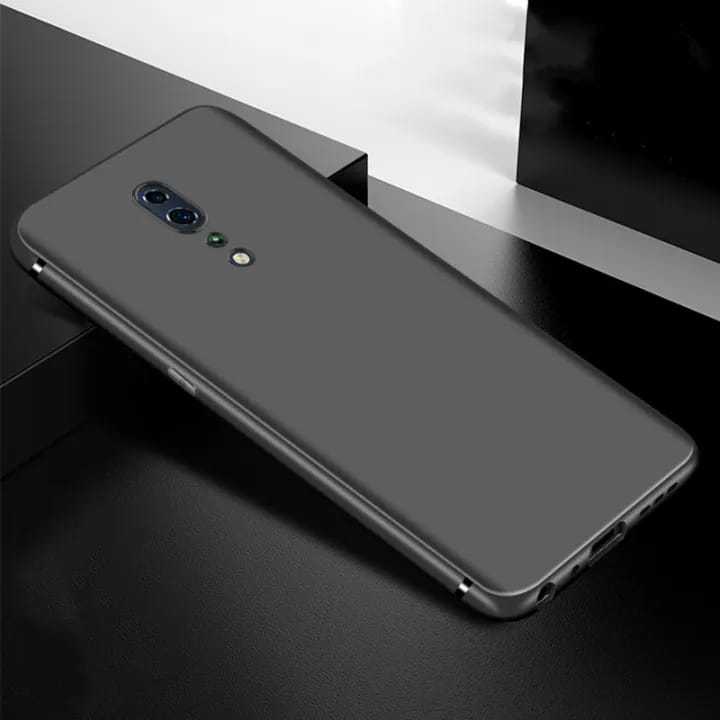 Oppo Reno Z Case Soft TPU Slim Smooth Protective Phone Cover - Black Matte