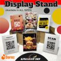 Brochure Holder - Brochure Stand - Menu Display Stand - Menu Stand - Picture Frame - Flyer Holder - sign Didplay Stand - Acrylic Brochrue Holder - Desk Brochure Stand - QR Code Display Stand - Restaurant Menu Display - Alpha Galaxy Shop. 