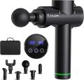 FYLINA Massage Gun Deep Tissue Massager,Muscle Massage Gun for Pain Relief with 30 Speed Levels 6 Massage Heads, Electric Handheld Percussion Massager for Athletes Deep Tissue Muscle Massager. 