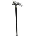 Unique Lion Knob Stick, Handcrafted Walking Stick, Stainless Steel Walking Stick, Elders Knob Stick.. 