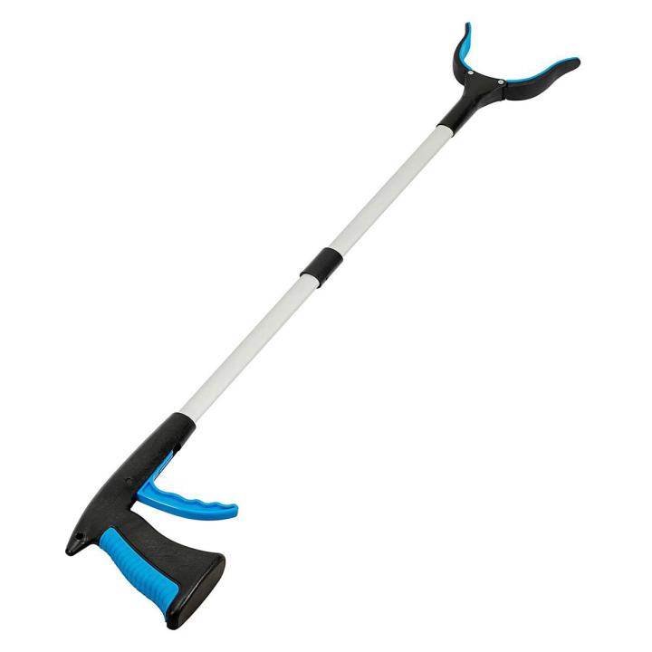 Outdoor Metal Collapsible Litter Grabber Garbage Grabber with Rotating Jaw Pick Up Tool for Floor