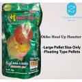 Okiko Head Up Flowerhorn Imported Taiwan Packing Fish Feed  Aquarium Fish Feed 100 GRAMS. 