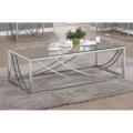 Center Table / Centre Table / Coffee Table / Cocktail Table / Silver Waves Coffee Table. 