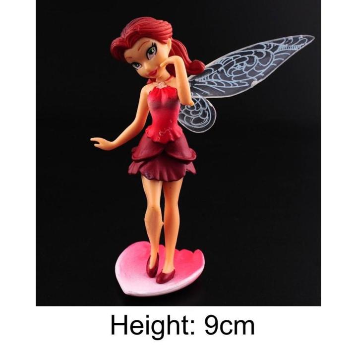 Tinker Bell Fairy Figures Miniature Garden Dollhouse Decor Doll