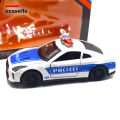 Diecast Car 1/38 Nissan GTR Metal Super Car Cop Edition Collectible Pull Back Vehicle for Hobby Collection by SZASELLS. 