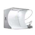 PULUZ Mini Photography Box light box for photography Includes 2 LED Light 1100 Lumens For Shooting Lighting Studio With 6 Background Color (Black, White, Yellow, Red, Green, Blue) Photo Studio Box Kit Portable Size 24 x 24 cm. 