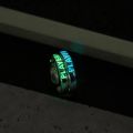 Luminous Ring for Couple Creative Glowing in the Dark Player 1 Player 2 Matching Gaming Ring for Women Men Valentine's Day Gift. 