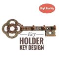Metal Key Holder Key Style Wall Mounted 4 Key Hooks Rack With Screws Holes Attractive Design Key Holder Key Hanger Antique Style. 