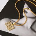 Women Men 69 Number Pendant Necklace Hip Hop Jewelry Style Gold Silver Color Rope Chain Statement Necklace S. 