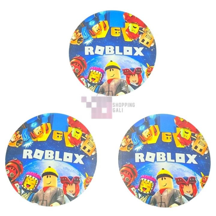 Roblox Cutouts - 2.5 Inch - Roblox Themed Party - Blue - Unisex - Pack Of 10
