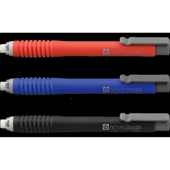 Japan Sakura XNEA Nocks Pencil Shape Eraser with Refill Push-out Type Rubber for Sketch Drawing Office School Art Supplies...