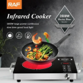 Raf Infrared Cooker & Stove | Electric Infrared Ceramic Cooker with Ceramic Hot Plate | Digital Infrared Stove| Induction Cooker | Food Warmer, Electric Stove, and Kettle Function | Multifunctional Electric Hot Plate for Versatile Cooking. 