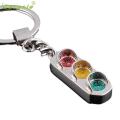 Creative Traffic Light Key Chain Ring. 