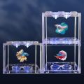 Mini Fish Light Mini Fish Candle Lamp Waterproof Decorative Submersible Mini LED Lights Plastic Square Fish Decorative Lamp Fish. 